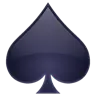 Spade Suit Emoji ♠ image - WhatsApp style