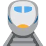 Zug Emoji 🚆 image - Twitter / X (Twemoji) style
