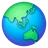 Globe Showing Asia-Australia