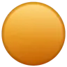 大きなオレンジ色の円 Emoji 🟠 image - WhatsApp style
