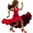 Woman Dancing: Medium Skin Tone