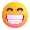 Emoji Faccia sorridente con gli occhi sorridenti 😁 image - Microsoft 3D Fluent style
