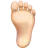 Foot: Light Skin Tone