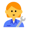 Mechanic Emoji 🧑‍🔧 image - Tossface style