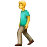 Man Walking Emoji 🚶‍♂️ image - WhatsApp style