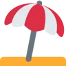 ร่มบนพื้นดิน Emoji ⛱ image - Twitter / X (Twemoji) style