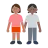 Women Holding Hands: Medium Skin Tone, Medium-Dark Skin Tone