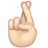 Crossed Fingers: Light Skin Tone