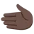 Leftwards Hand: Dark Skin Tone