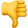 Emoji Pollice in giù segno 👎 image - Apple style