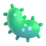 Emoji Mikroba 🦠 image - Microsoft 3D Fluent style