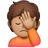 Person Facepalming: Medium Skin Tone