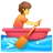 Person Rowing Boat