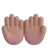 Palms Up Together: Medium Skin Tone