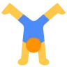 Man Cartwheeling Emoji 🤸‍♂️ image - Tossface style