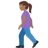 Woman Walking: Medium-Dark Skin Tone