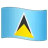 Flag: St. Lucia Emoji 🇱🇨 image - WhatsApp style