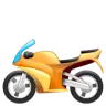 竞赛摩托车 Emoji 🏍 image - WhatsApp style