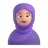 Woman With Headscarf: Medium-Light Skin Tone