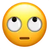 Emoji Faccia con gli occhi roteanti 🙄 image - Apple style