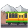 Emoji Ferrovia di montagna 🚞 image - Samsung style