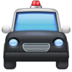 다가오는 경찰차