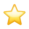 Star Emoji ⭐ image - Telegram style
