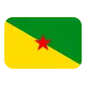 Flag: French Guiana Emoji 🇬🇫 image - Tossface style