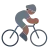 Person Biking: Medium-Dark Skin Tone