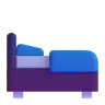 ベッド Emoji 🛏 image - Microsoft 3D Fluent style