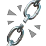 Broken Chain Emoji ⛓️‍💥 image - Apple style
