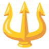 สัญลักษณ์ตรีศูล Emoji 🔱 image - Google Noto Color style