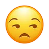 Unamused Face Emoji 😒 image - Telegram style