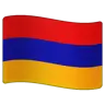 Flag: Armenia Emoji 🇦🇲 image - WhatsApp style
