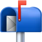 Open Mailbox With Raised Flag Emoji 📬 image - Facebook Meta style