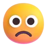 微蹙眉 Emoji 🙁 image - Microsoft 3D Fluent style