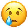 Crying Face Emoji 😢 image - Apple style