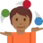 Person Juggling: Medium-Dark Skin Tone