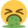 Gesicht mit offenem Mund Erbrechen Emoji 🤮 image - Twitter / X (Twemoji) style