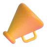 Emoji Megafono incoraggiante 📣 image - Microsoft 3D Fluent style