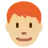 Man: Medium-Light Skin Tone, Red Hair