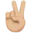 Victory Hand: Medium-Light Skin Tone