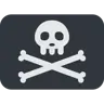 Pirate Flag Emoji 🏴‍☠️ image - Twitter / X (Twemoji) style