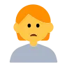 Emoji Persona accigliata 🙍 image - Tossface style