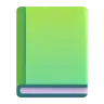 Emoji Libro verde 📗 image - Microsoft 3D Fluent style