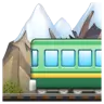 Emoji Ferrovia di montagna 🚞 image - WhatsApp style