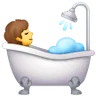 Person Taking Bath Emoji 🛀 image - Samsung style