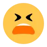 Zmęczona twarz Emoji 😫 image - Tossface style