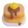 Emoji Pancakes 🥞 image - Microsoft 3D Fluent style
