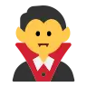 Man Vampire Emoji 🧛‍♂️ image - Tossface style